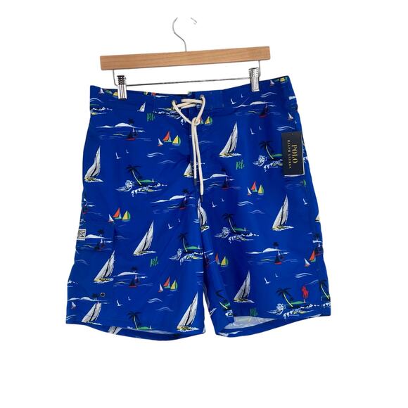 Polo Ralph Lauren 8.5" Kailua Classic Fit Swim Trunks NEW - Picture 1 of 15